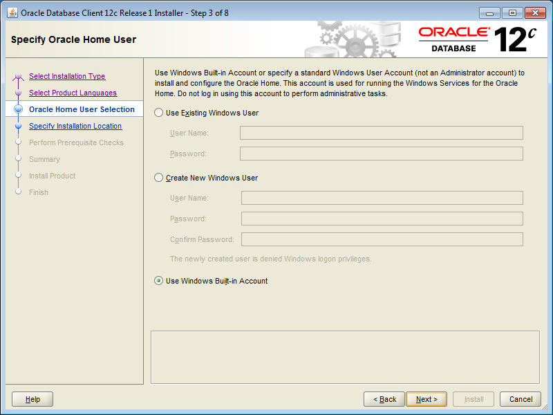 oracle client install 32 bit